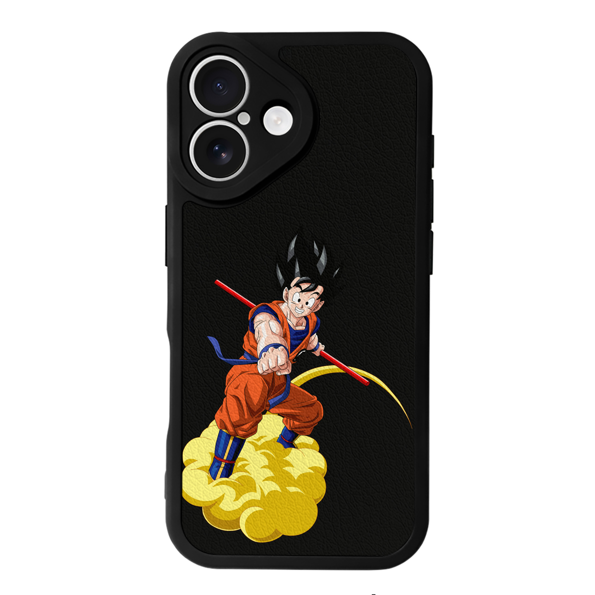 （画像用） ドラゴンボール 孫 悟飯（そんごはん）DRAGON BALL Son Gohan 【iPhone 16シリーズ対応】シリコンスマホケース（レザー調） 材質：シリコン